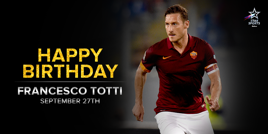 He proves that loyalty still exists in football! Here s wishing Francesco Totti a Happy Birthday! 