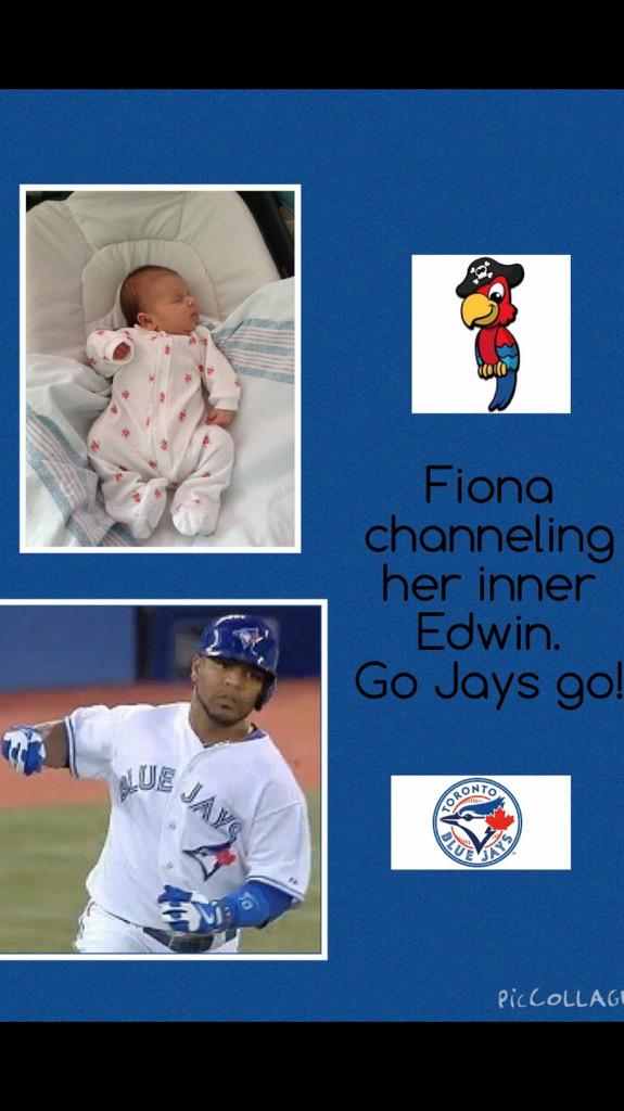 abaatz9's tweet photo. @Encadwin @BlueJays newest Jays fan reppin' her fave #edwing http://t.co/GcE24mjtEV