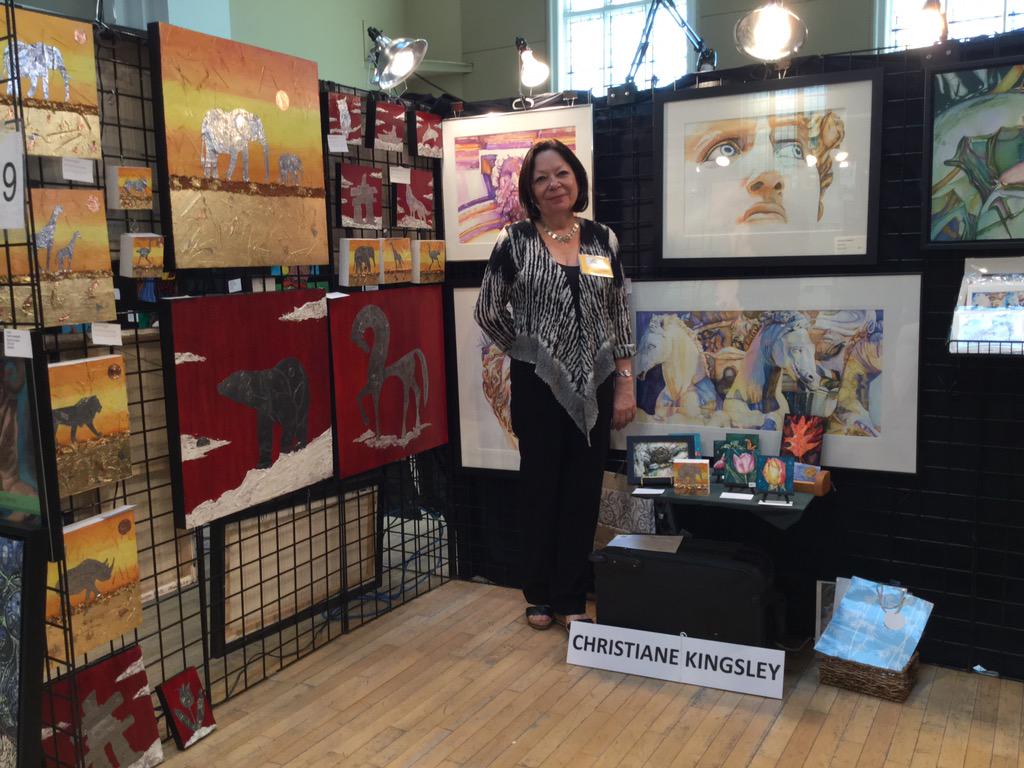 Bentalot's tweet photo. Recent Glebe Fine Art Show, Christiane Kingsley- also showing at Kevin Dodd's Gallery -1101 Bank St http://t.co/juRxG9xS4w
