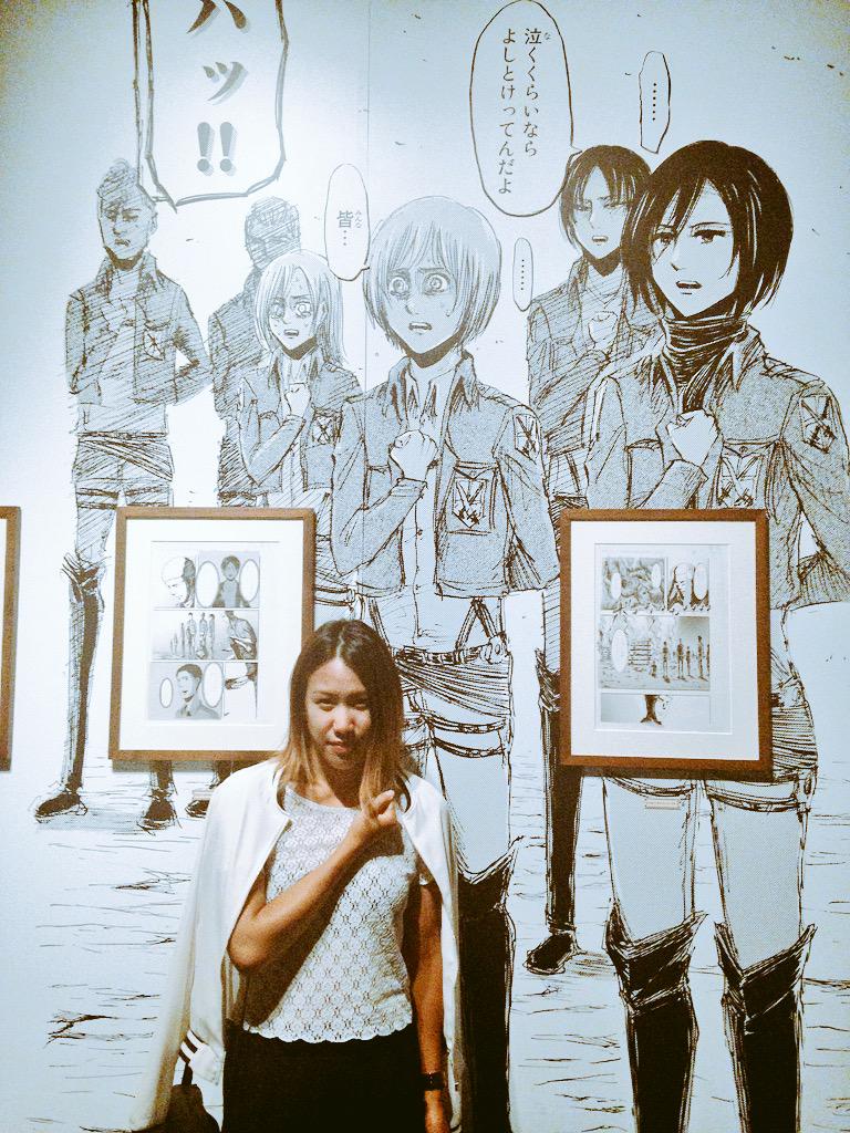 cherleu's tweet photo. Otaku game strong 😝 #巨人体験 #ウオール大阪 #attackontitan #wallosaka http://t.co/1ZQGOVqCyA