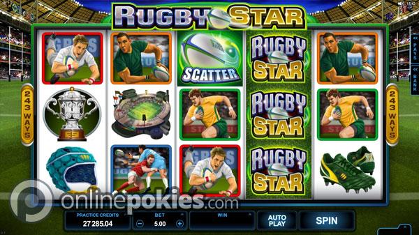 New Pokie Review - Rugby Star - onlinepokies.com/rugby-star.htm #Pokies #OnlinePokies #rwc2015