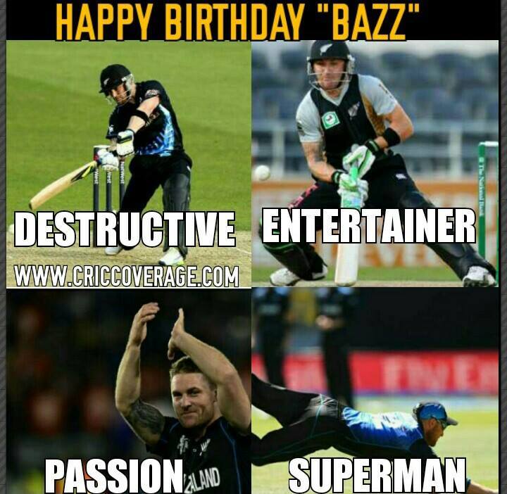 Happy Birthday Brendon mcCullum ! 