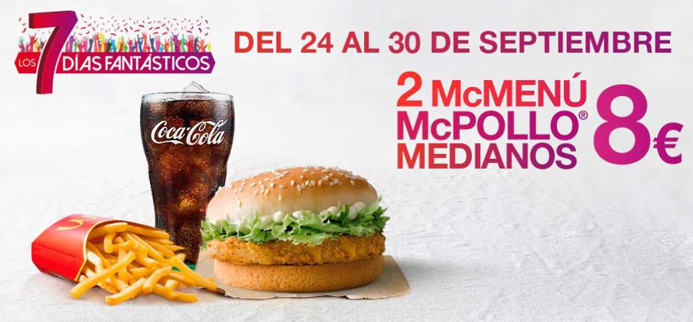 McDBenidorm's tweet photo. ¡Aprovecha los 7 días fantásticos porque ya no queda mucho tiempo! http://t.co/6dLOru2F7R