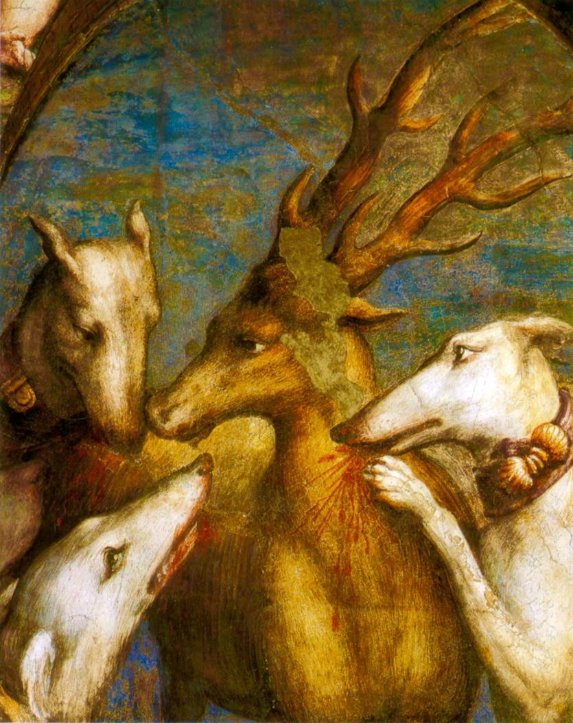 eniolucherini's tweet photo. #Atteone
Trasformato in cervo Atteone fu braccato è divorato dai suoi stessi cani, innocente preda di un Fato crudele http://t.co/z3GOY7M1kF