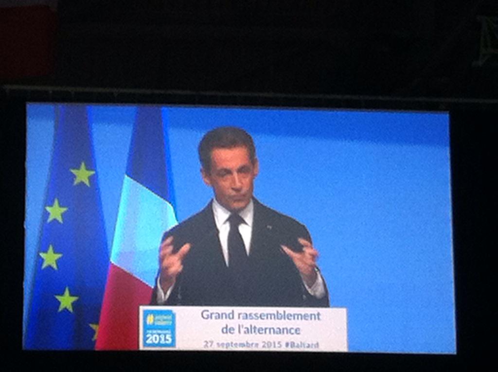 JAump78's tweet photo. .@NicolasSarkozy "on ne construira pas l'alternance régionale ni nationale sur l'ambiguïté" #JaiChoisiValerie #StopFN http://t.co/gQtSLwVUDd