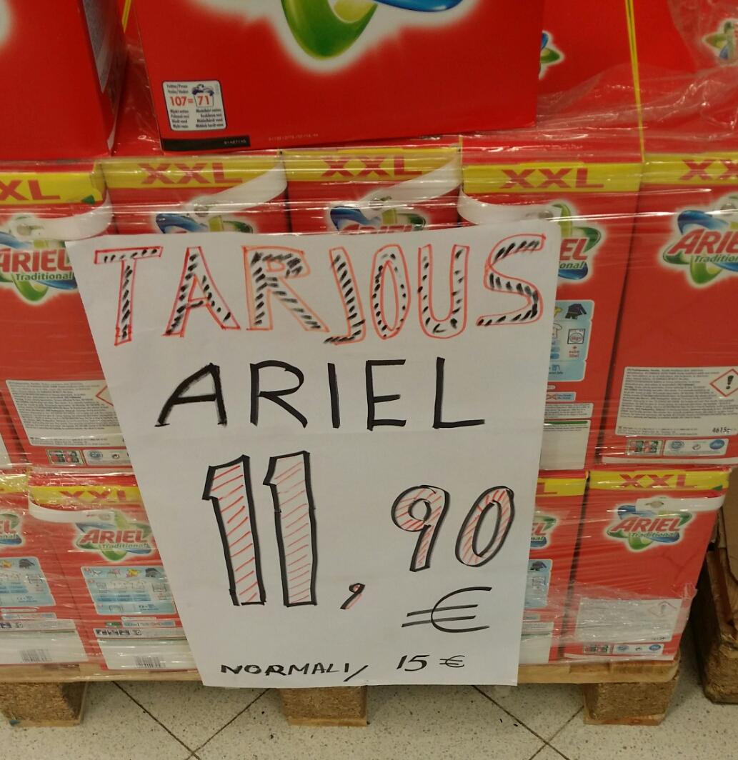 AABets's tweet image. Tänään ärsyttävät monet asiat, kuten tämä tarjouksessa oleva Ariel. Normalihinta 15 euroa. #normali #turku