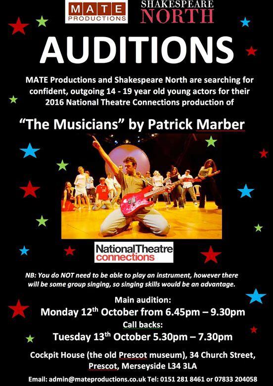 MATEYoungActors's tweet photo. Auditions for 14-19 year olds! http://t.co/77iynEitGL