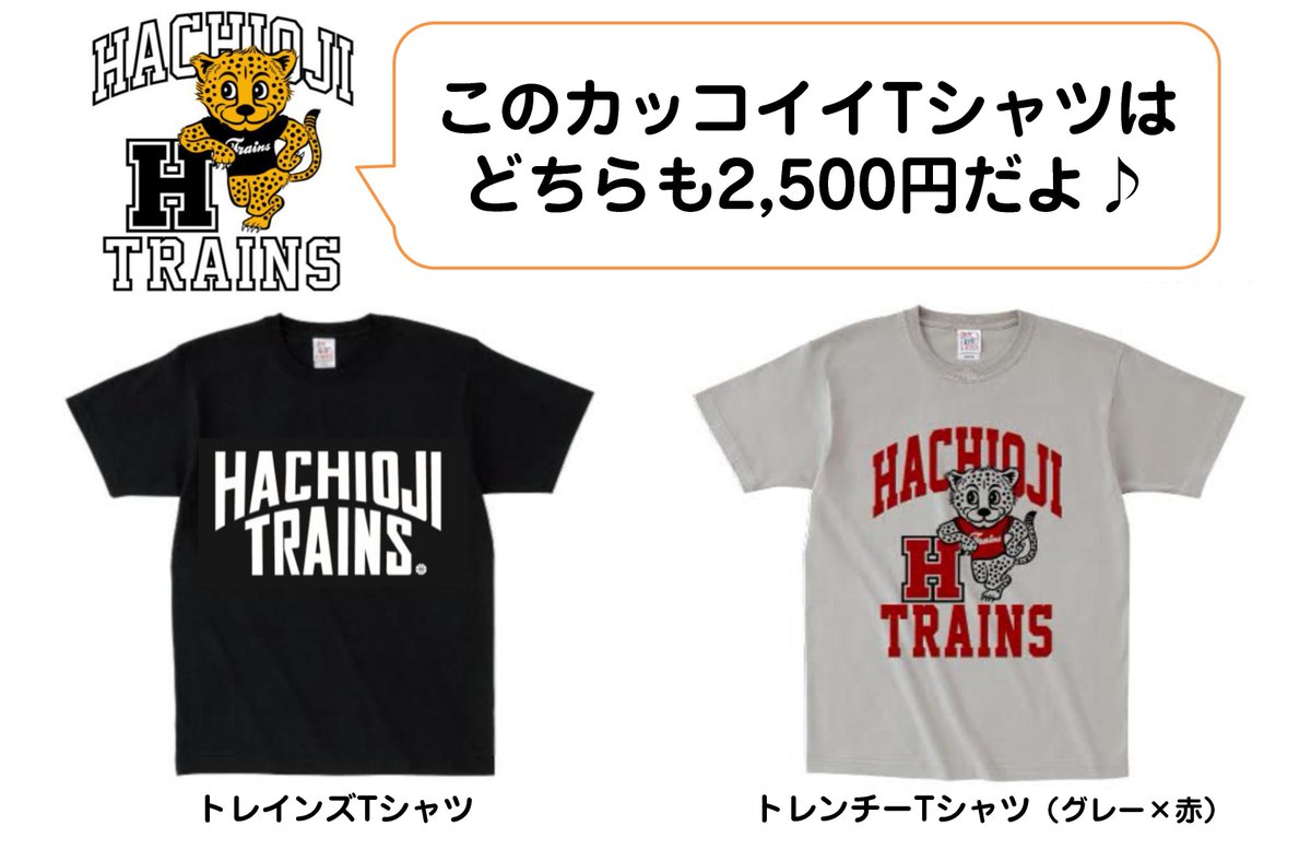 東京八王子ビートレインズ Auf Twitter トレインズの新しいデザインのｔシャツが昨日から販売されたよ すごくカッコイイでしょ 普段着でも着れるデザインにしたんだ 開幕戦でも販売するからぜひgetしてね Http T Co Rbyrxuljri