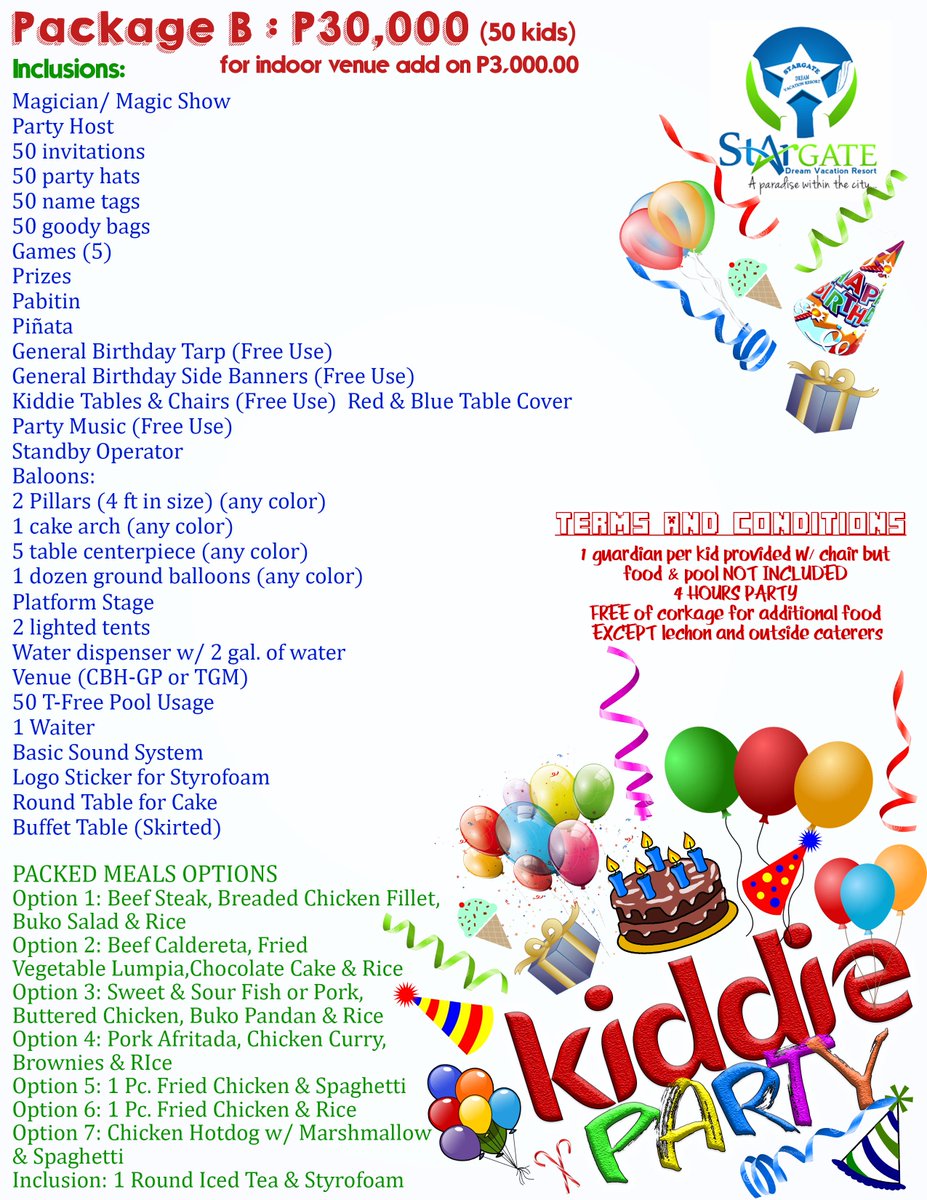 SDVR2015's tweet image. Book your special day with us!
It’s fun and hassle-free to celebrate your kid’s birthday party with us.