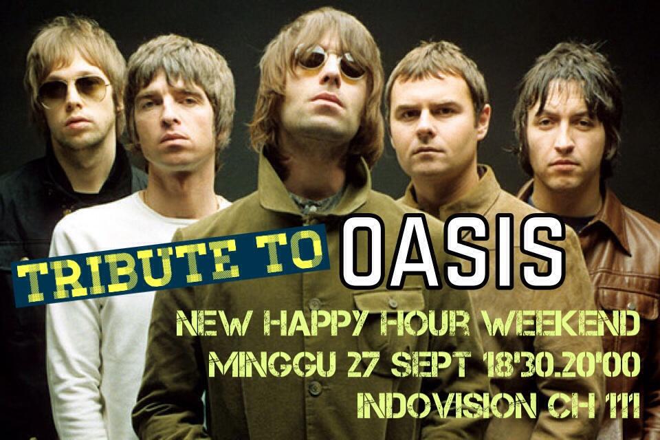So..kalian fans OASIS, dont miss it yeah. #newhappyhourweekend today, with <a href="/B_anew/">Banyu Nugraha</a> &amp; <a href="/JamesLeoPurba/">James Leoreen</a>..
