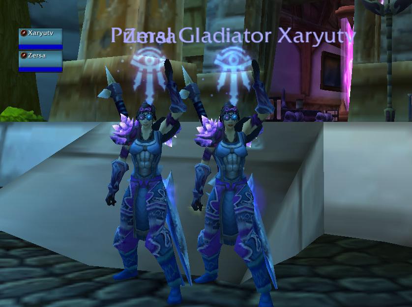 Xaryu's tweet photo. LOOKIN #FRESH with my boy Zersa #NEWMOG #warcraft #swag http://t.co/6d0VsT4yya