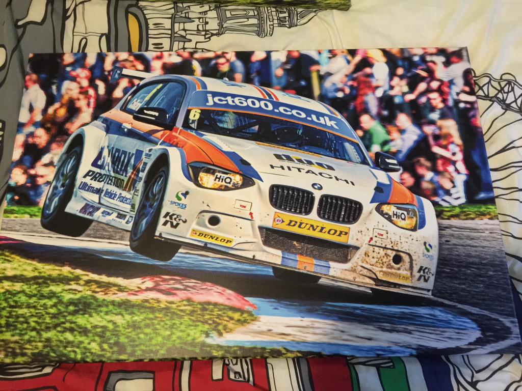 lvjphoto's tweet photo. Huge to @samtordoff &amp; @CollardRob for signing my canvas's this morning @SilverstoneUK @DunlopBTCC http://t.co/wUldtZICG4
