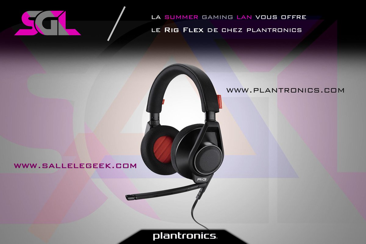 Geek_Bar_Team's tweet photo. Gagne ton casque RIG_FLEX de @PLTgaming_FR #RT et follow @SummerGamingLan et @PLTgaming_FR http://t.co/eCoDnrJbyy
