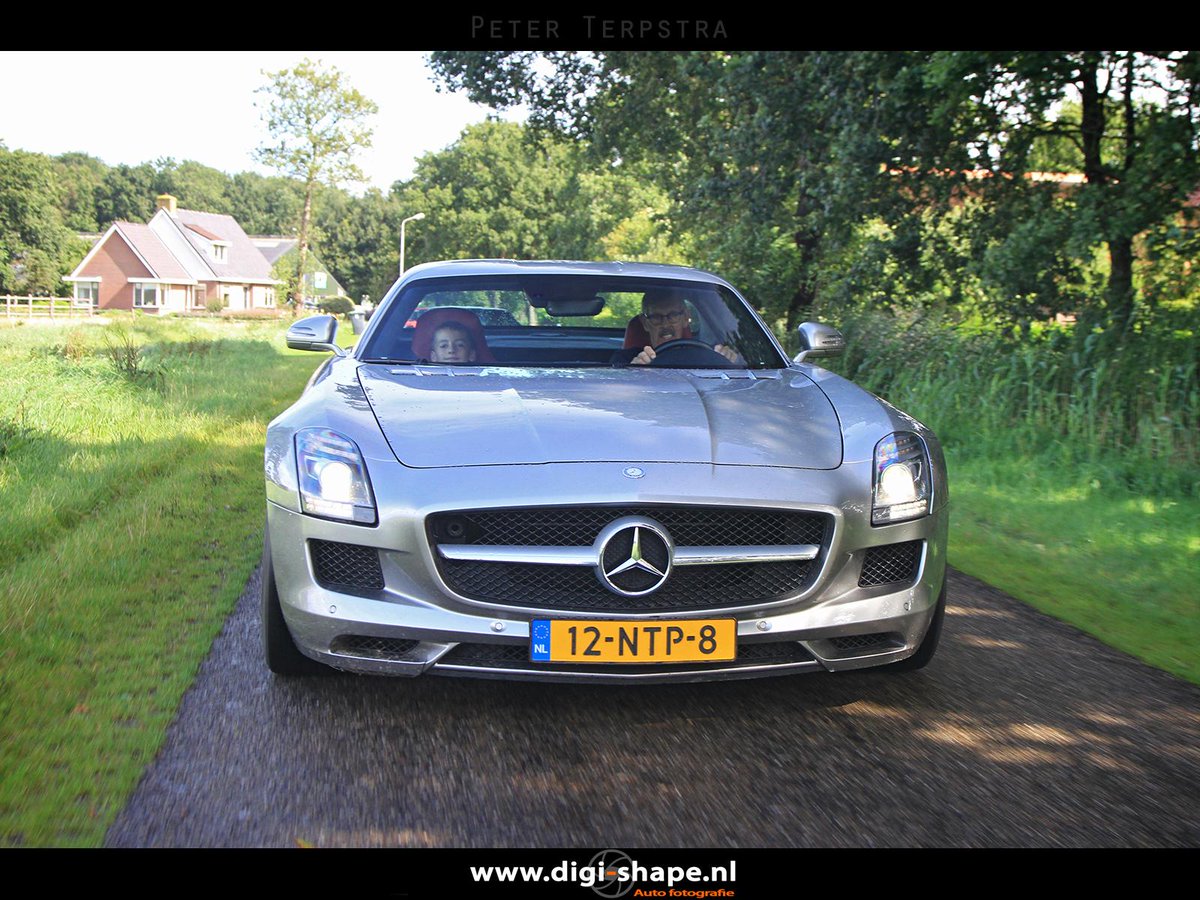 Vaste deelnemer. Deze #Mercedes-Benz #SLS #AMG. #blauwvingerrally