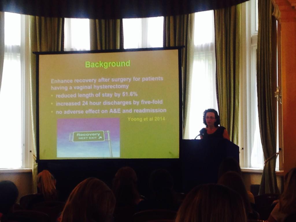 ENellist's tweet photo. Great abstract on pre operative physio class for gynaecology surgery presented by Janette o'toole!! #POGP15 #pogp15 http://t.co/uLl37ro17C