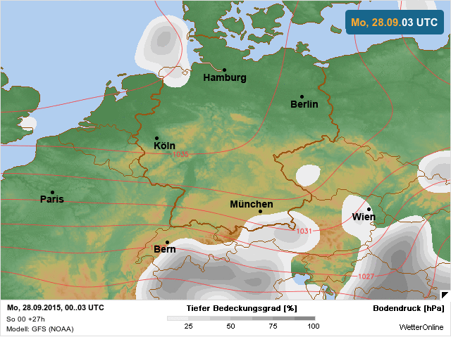 NoodweerBenelux's tweet photo. Voorspelling lage #bewolking komende nacht (Amerikaans weermodel). Positieve #condities voor #maansverduistering. http://t.co/NCP1yAJ6iO