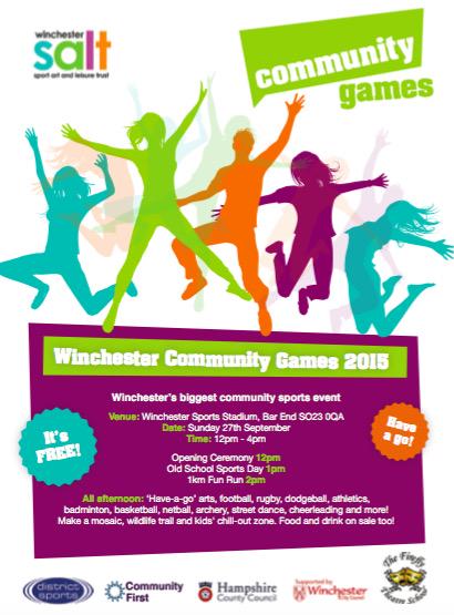 Come and see us at this today! @WinchesterSALT @WinchesterFit