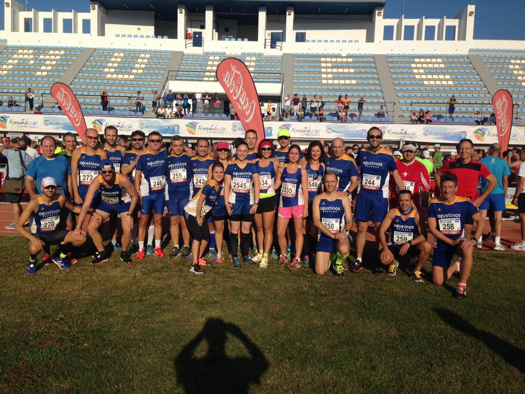 El @cpagustinos en plena forma. ¡Enhorabuena a todos! (Almuñécar) #ADNAgustino