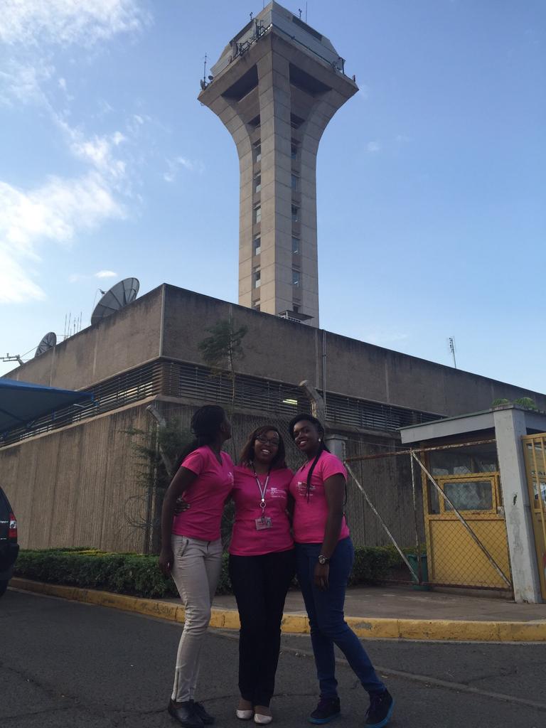 WAI_Kenya's tweet photo. Photo moment outside the control tower of @KenyaAirways during #GIAD
#WAIKenyaChapter http://t.co/7lrqvdydZb