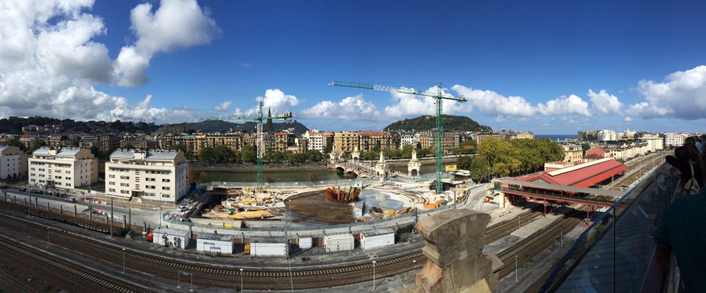Vistas desde <a href="/tabakalera/">Tabakalera</a> #SanSebastián #Donostia