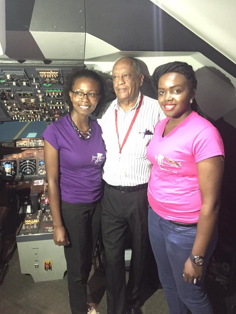 WAI_Kenya's tweet photo. Thanks to Capt.Addisu who instructed these ladies during their #B737 sim session
#GIAD
#WAIKenyaChapter http://t.co/qE3rSwj7AW
