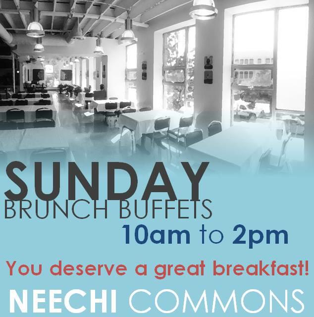 NeechiCommons's tweet image. Fresh eggs, sizzling bacon and even bannock French toast are just some of the many items you'll enjoy at our brunch!