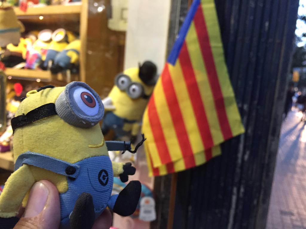 viajerominion's tweet photo. Mi solidaridad y apoyo al pueblo catalán en estas elecciones #CatSiQueEsPot27S #Cataluña #Catalunya http://t.co/E37hPAwRMT