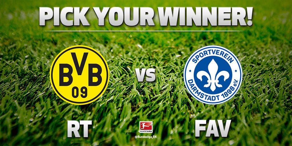 Bundesliga_EN's tweet photo. Time to ask who you think will win in Matchday 7's final fixture?

RT = @BVB FAV = @sv98 http://t.co/xyNLyoxfAn