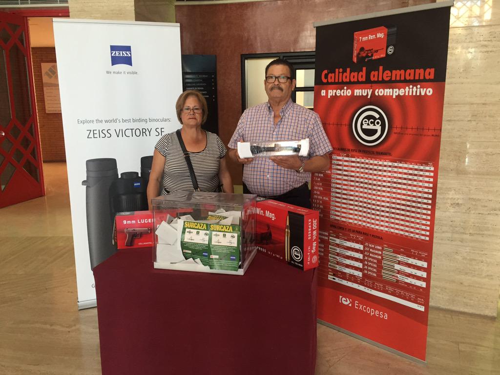 Ángel Durán, de Sevilla, es el ganador del sorteo de un visor Zeiss Terra de <a href="/excopesa/">Nobel Sport Excopesa</a> en el "Pasaporte del cazador"