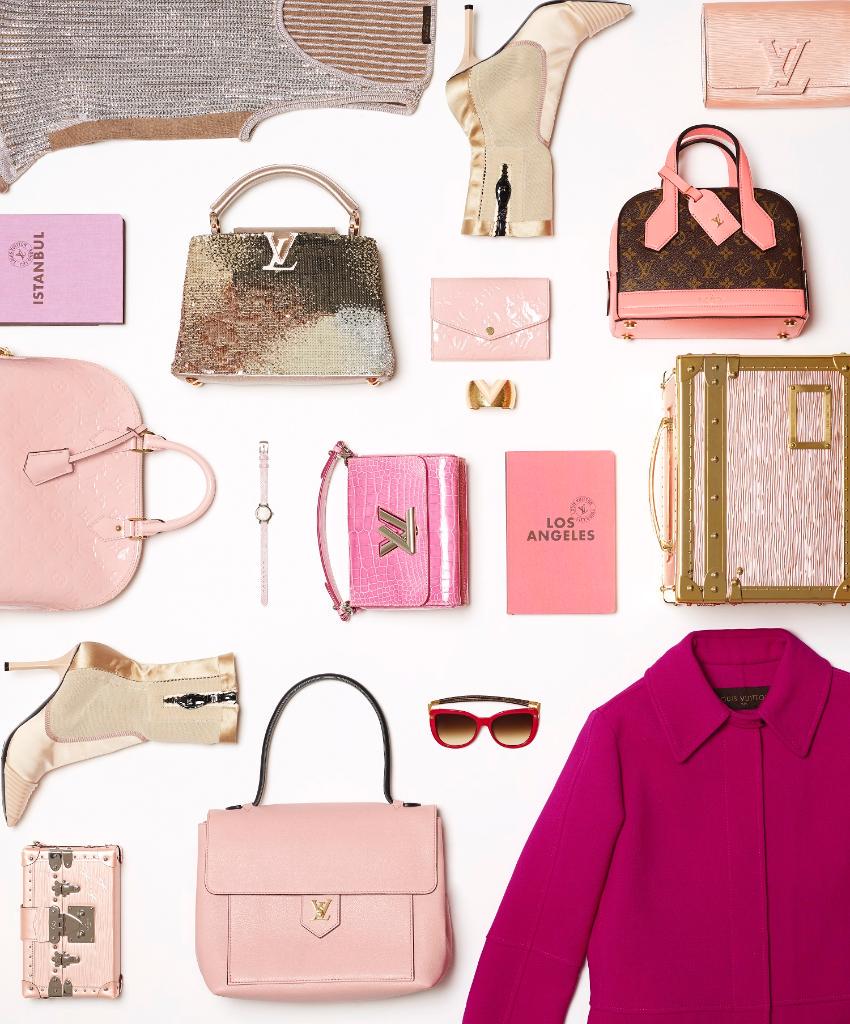 Louis Vuitton on X: Pink represents an ever-present femininity: # LouisVuitton in colour   / X