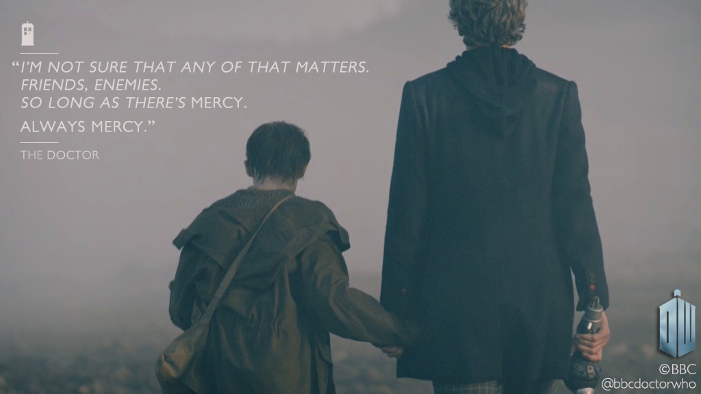 bbcdoctorwho's tweet photo. “Always mercy…” #DoctorWho http://t.co/nG8cf2k1Xb