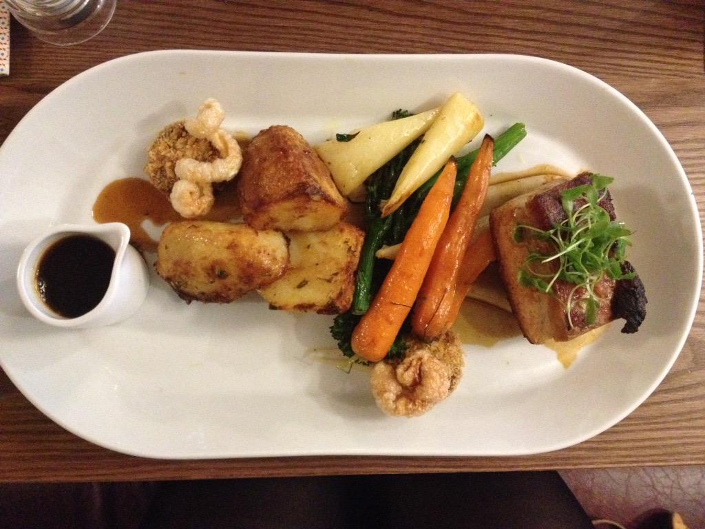 Stuffed after an awesome Sunday roast @bar44cardiff