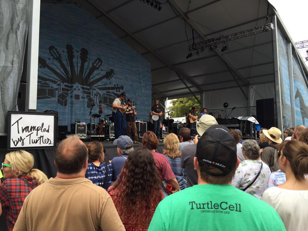 TurtleCell's tweet image. At the Pilgrimage Festival enjoying all sorts of great tunes! Including @tbtduluth who rocked! #pilgrimagefestival