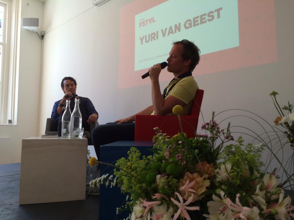 mark_vernooij's tweet image. Great to have @vangeest back @THNK_org for #fstvl to share what's happening that we don't see yet @exponentialorgs