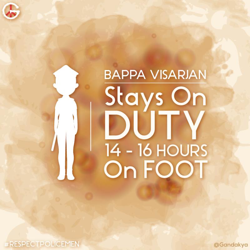 Gandakya's tweet photo. Legends..
#Bappa #Morya #visarjan #PoliceMumbai #RespectProfession #Gandakya http://t.co/ywMzPqCNRW