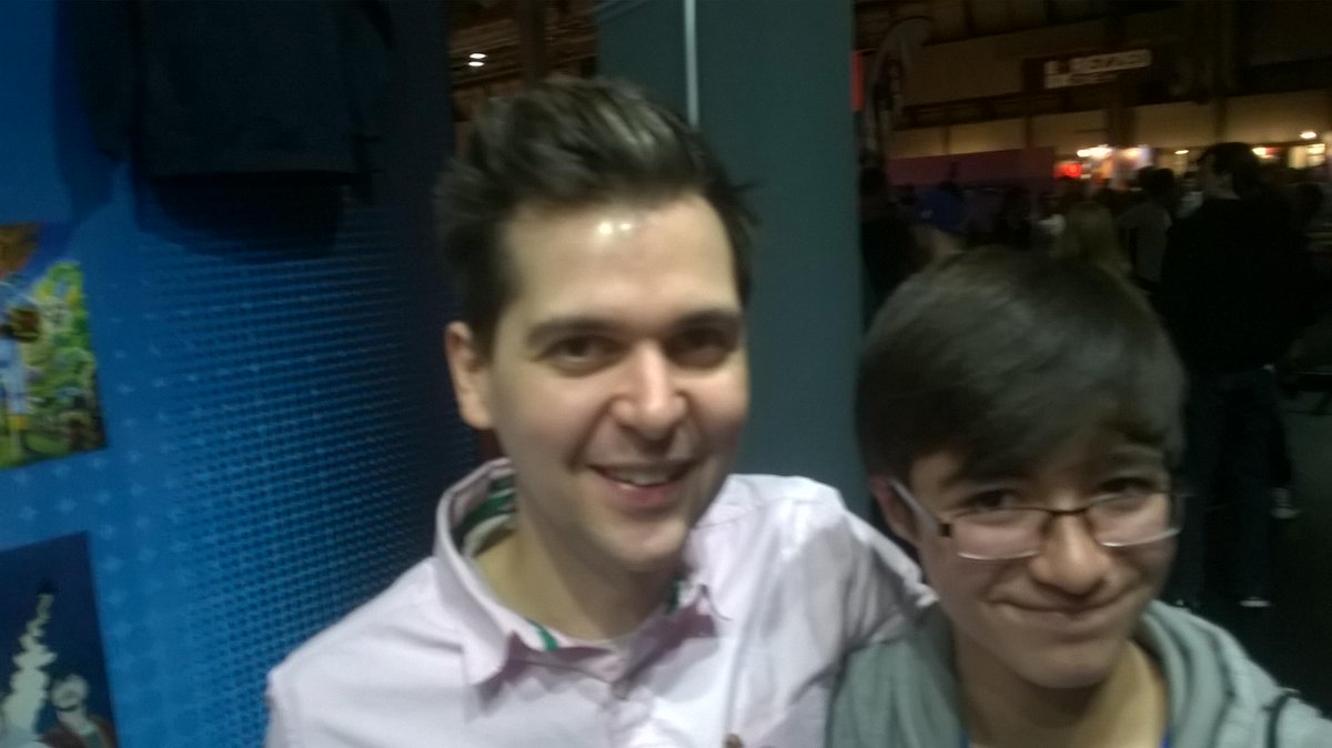 Had a great time <a href="/EGX/">EGX</a> yesterday, highlight was meeting <a href="/hat_films/">Hat Films 🎩</a>, <a href="/YogscastLewis/">Lewis Brindley</a>, <a href="/The_T/">Turps</a>  &amp; <a href="/YogscastSjin/">Sjin</a>!  #YOGSegx