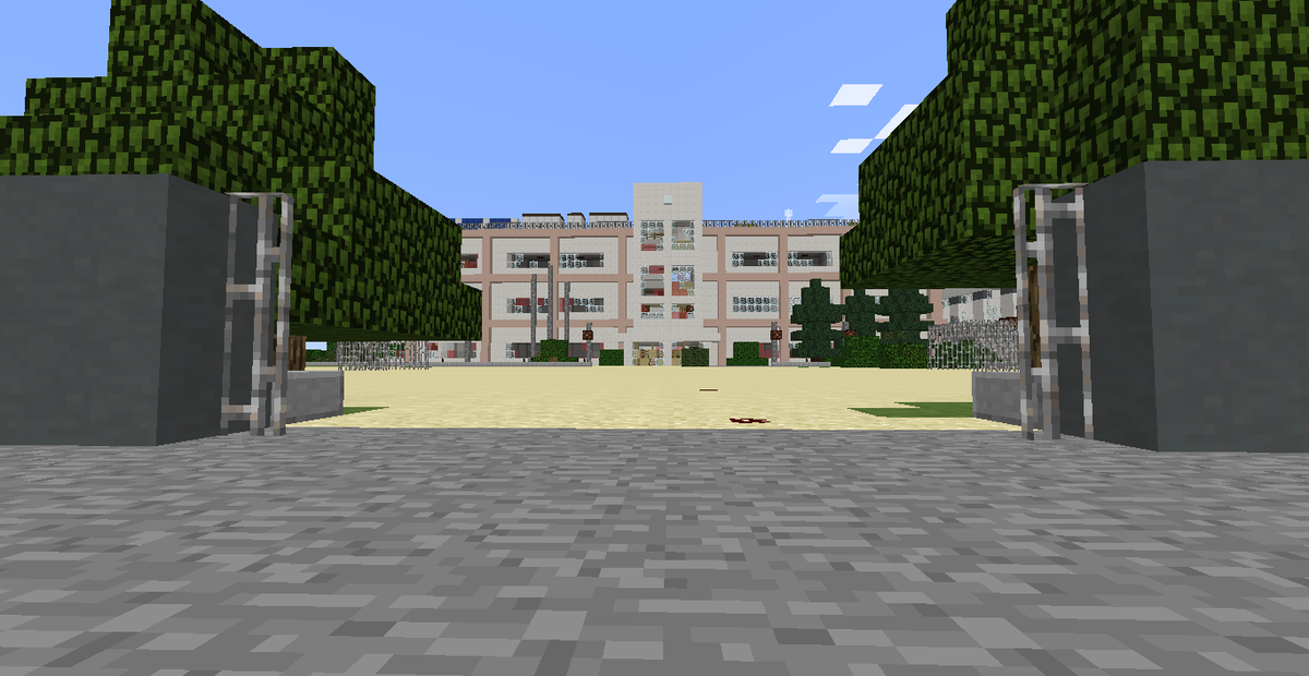 Scopemg36 がっこうぐらしに出でくるがっこうを生成するmodを作りました 最終回記念です Http T Co Ycywkuni7q Http T Co Incocqptuz