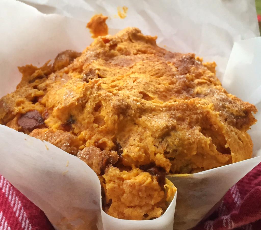 thebroocafe's tweet photo. Unlike cupcakes Mammoth #Pumpkin MUFFINS are like a warm sweater for your soul w/ coffee! #LifeMission #lifeassembly http://t.co/MpzIWgTSbQ