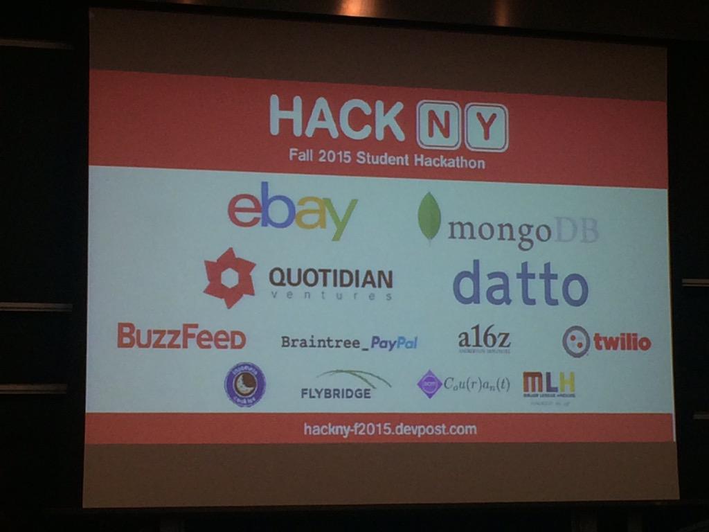 saranaouai's tweet image. Excited to be @hackNY today for demos! #firsthackathon