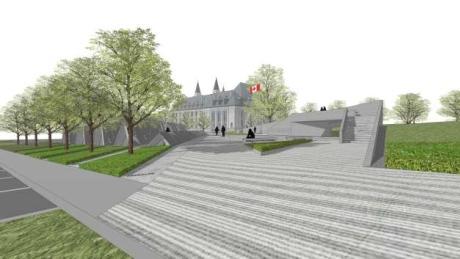 CBCCanada's tweet image. Federal advisers slammed initial design for victims of communism monument ift.tt/1OZM2It