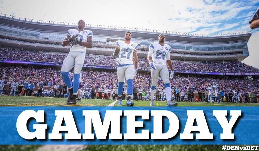 Lions_Insider's tweet photo. It's GameDay! #DENvsDET http://t.co/aAcLnIUhzC