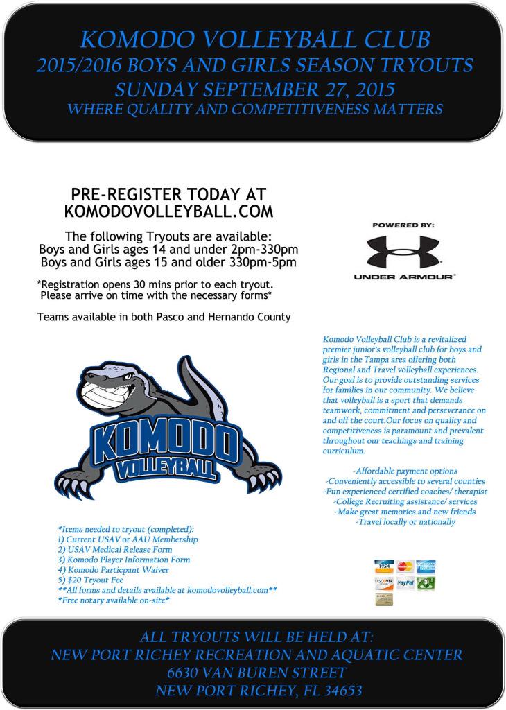 KomodoVball's tweet photo. Rise and Shine it's almost Tryout time! http://t.co/wVT0vw3EKQ