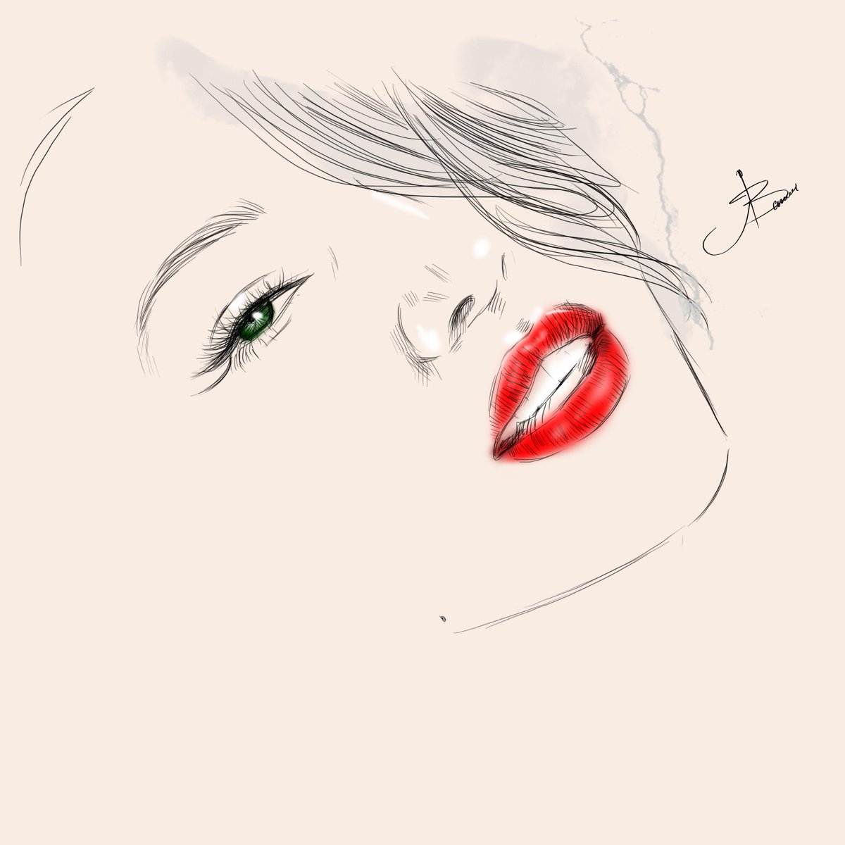 yana_vaneeva's tweet photo. #illustration #fashion #model #portrait http://t.co/vHraunt8Du
