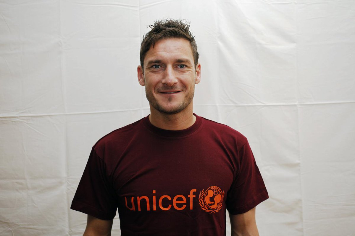 Francesco Totti ambasciatore Unicef.