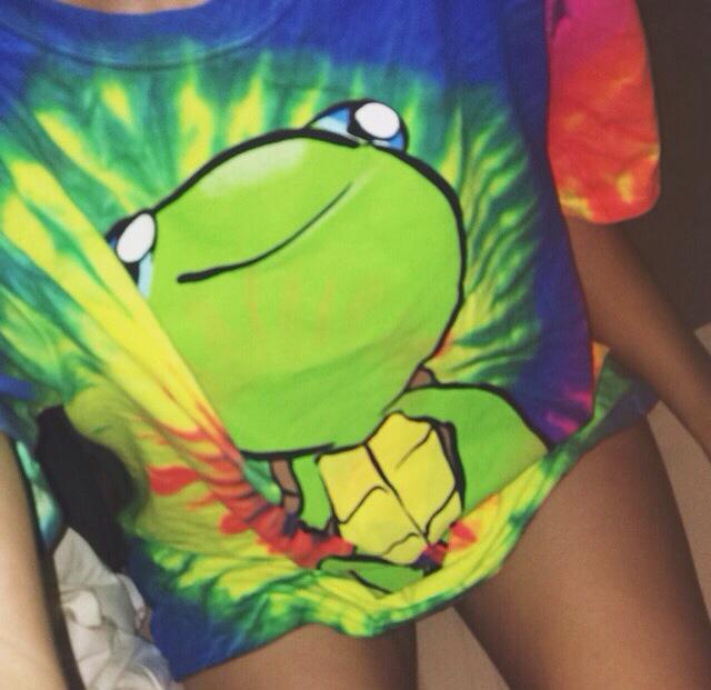 I hope Kaden knows he's not getting his shirt back 🐢✨