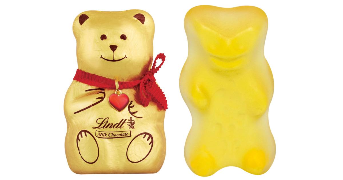 grubstreet's tweet image. Haribo and Lindt’s long-standing battle over candy bears is finally over: grb.st/1jiCz31