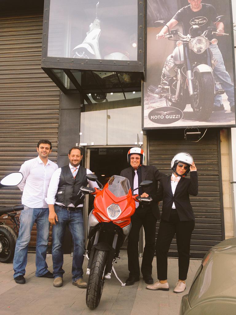HadeelShihadeh's tweet photo. And we are ready for The Distinguished Gentleman's Ride for the Prostate Cancer awareness #MotoGuzziJO #DGRAmman http://t.co/lqo2mwDJtW