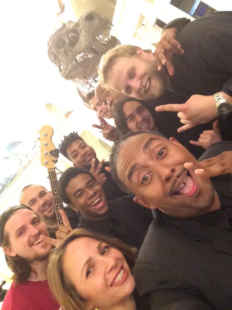 edavidbarr's tweet image. #TIMEChicago adds new female vocalist, #SuetheTrex to the band...well, she invited herself.