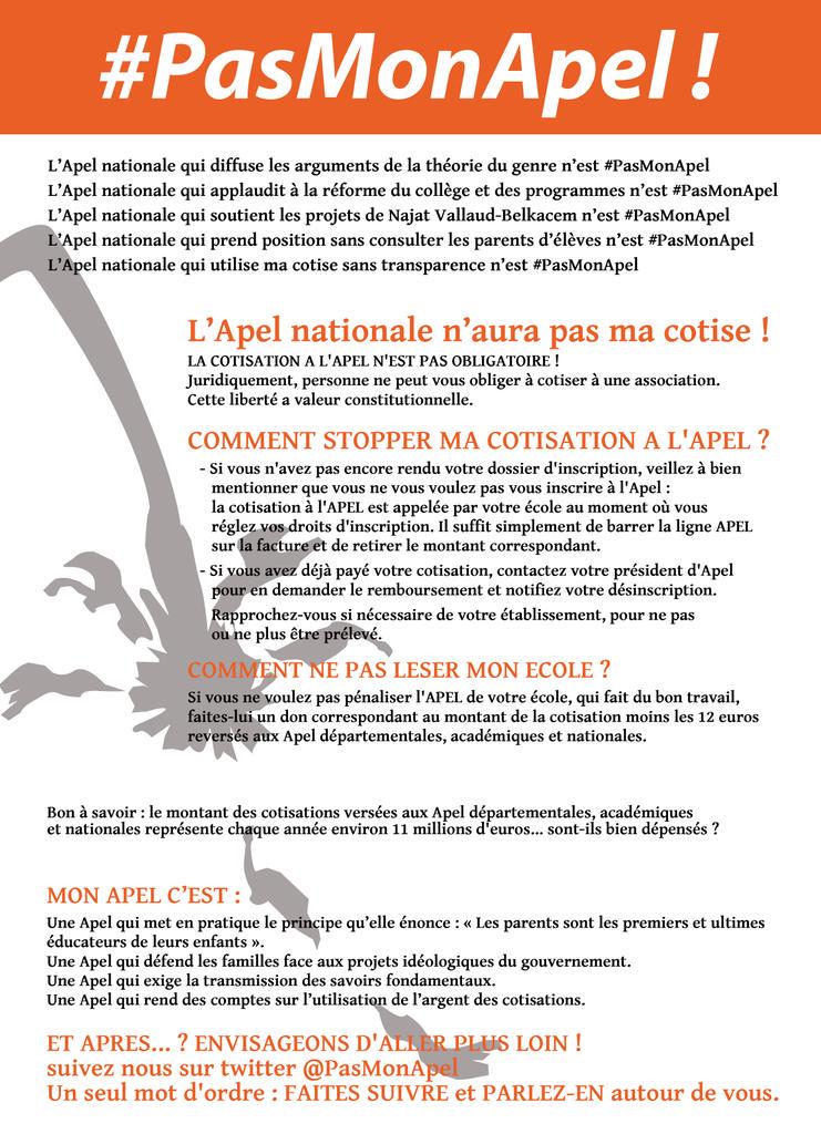 PasMonApel's tweet photo. #PasMonApel le tract corrigé avec une résolution améliorée  @Apelnationale n'aura #PasMaCotise http://t.co/iJpjNb7xxc