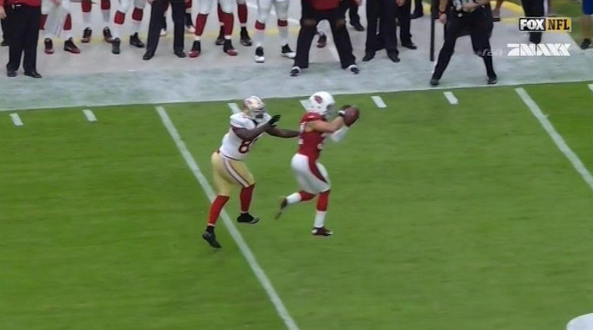 tbmarkus's tweet image. The @49ers are looking quite good today against @AZCardinals? 😳😂 #twointerceptions #ranNFL